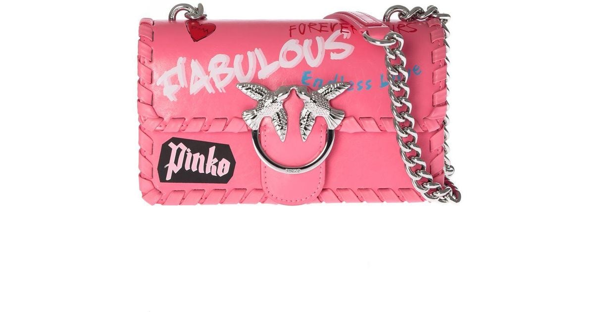 pinko pink bag
