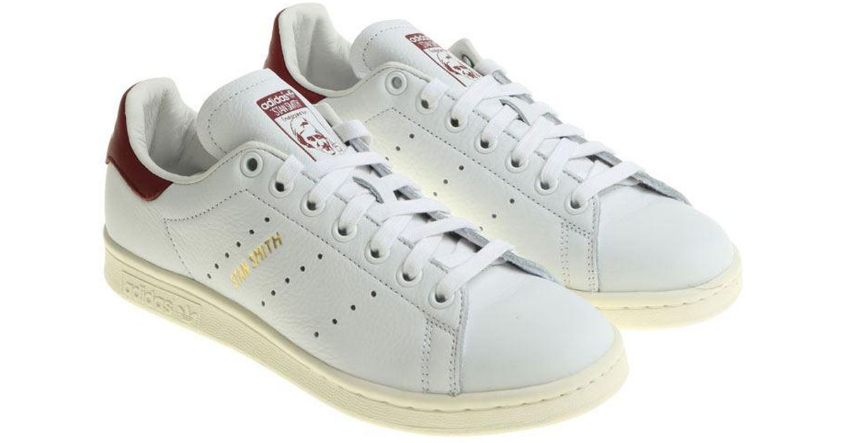adidas stan smith burgundy
