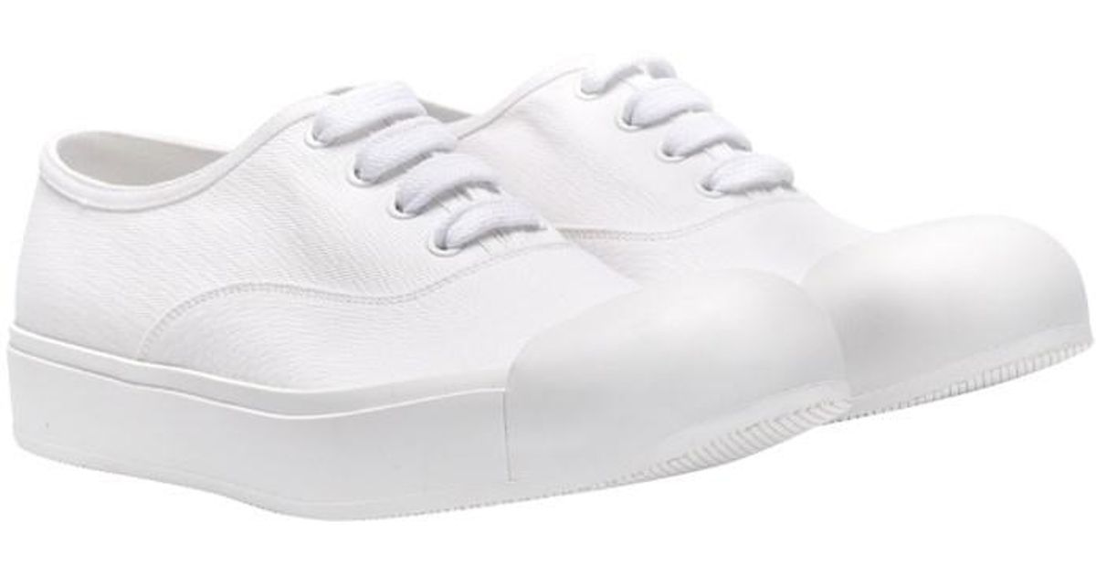 prada gabardine fabric sneakers