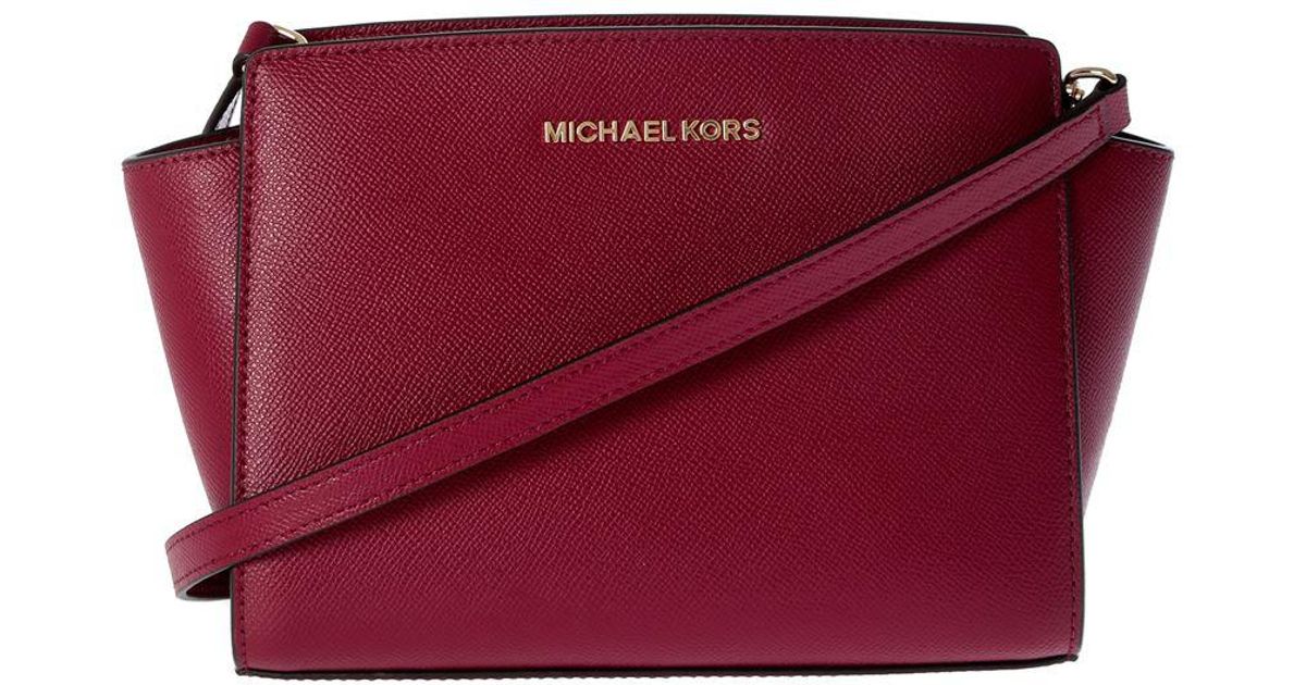 burgundy mk purse