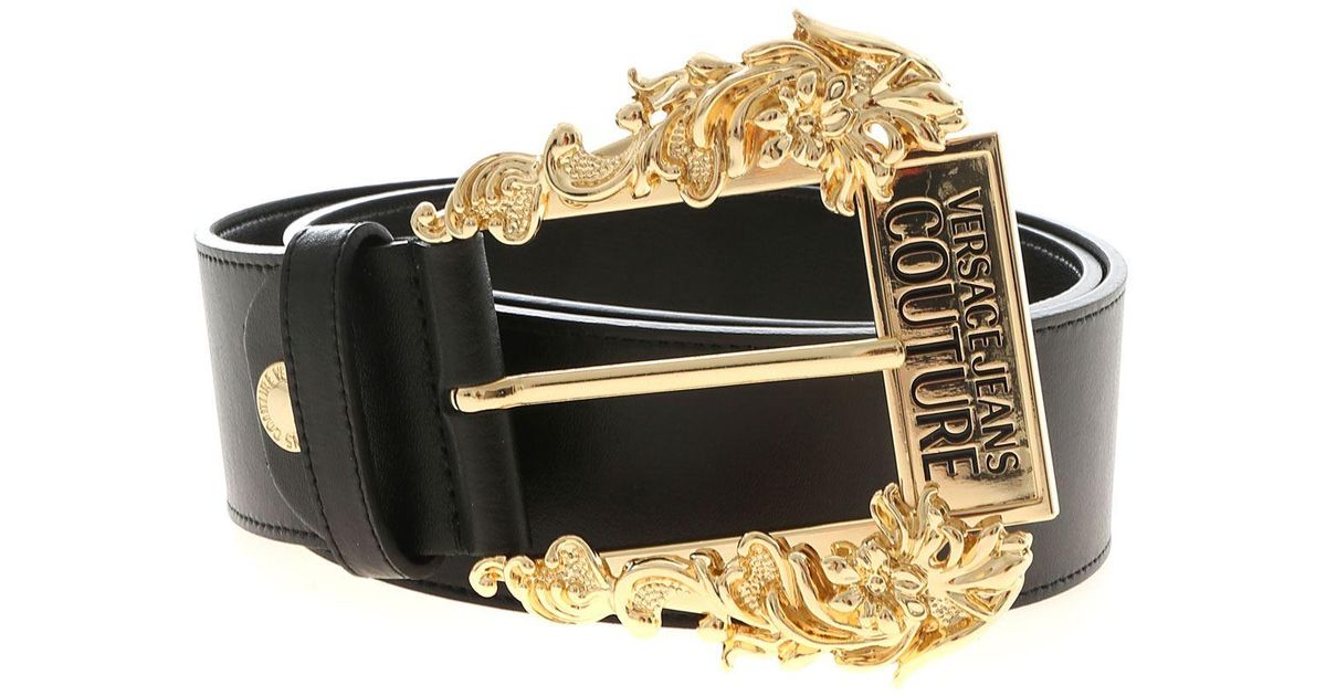 Versace Jeans Couture Belt in Black - Lyst