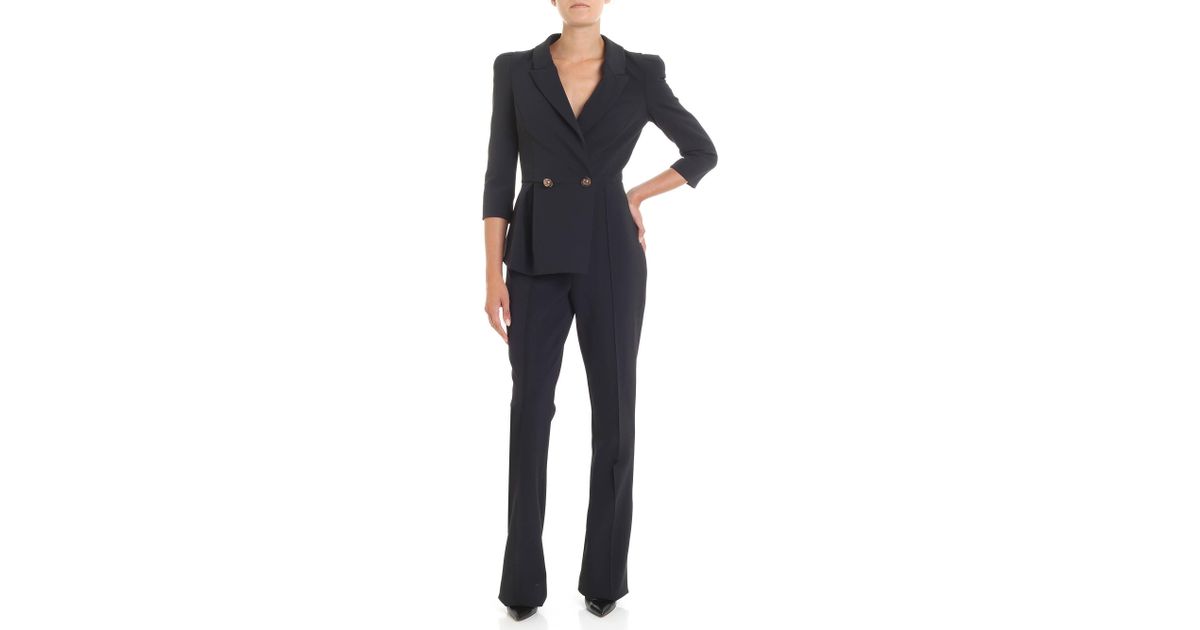 elisabetta franchi black jumpsuit
