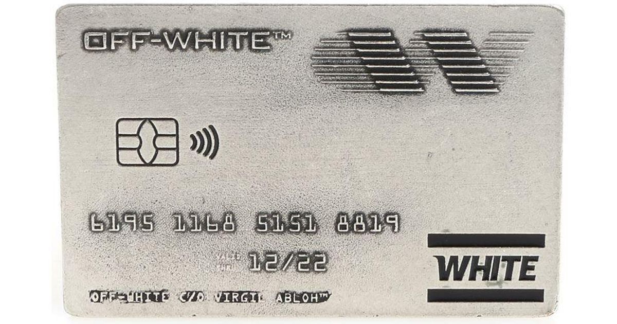 off white money clip