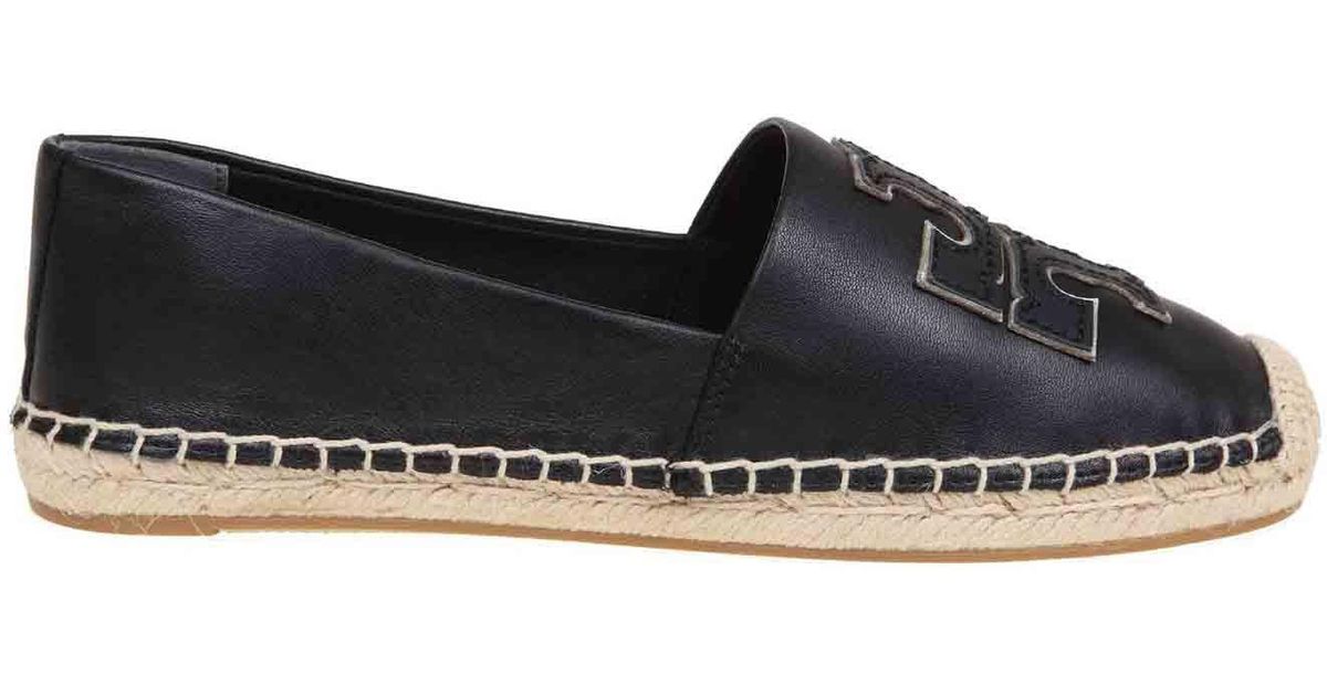 tory burch black and white espadrilles