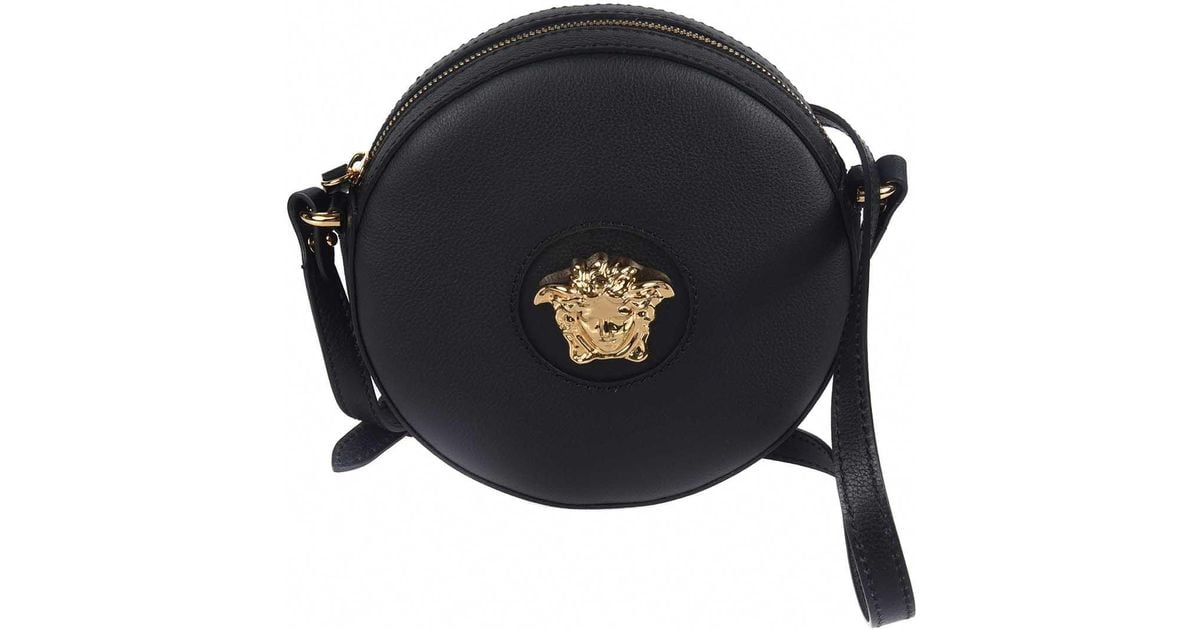Versace Leather La Medusa Camera Bag in Black Lyst
