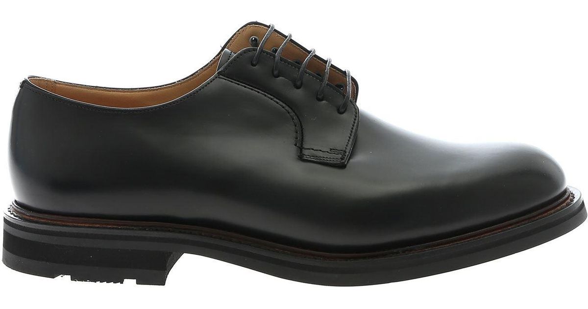 Church's Leather Woodbridge Derby Shoes in Black for Men - Lyst