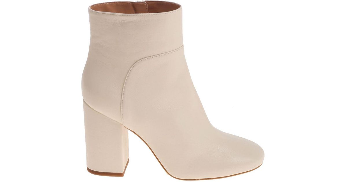 cream colored suede boots