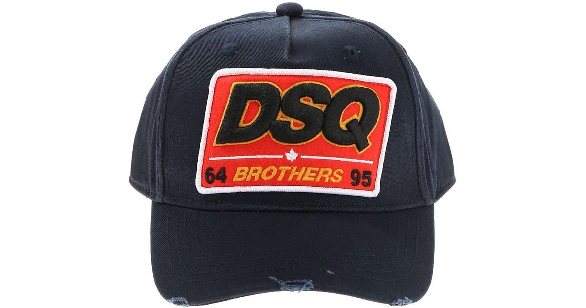 Cotton Blue Dsq Brothers Baseball Hat 