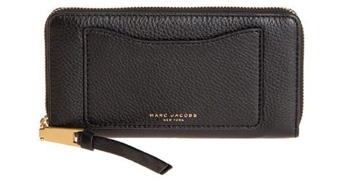 Marc Jacobs Leather Wallet in Black Save 3 Lyst