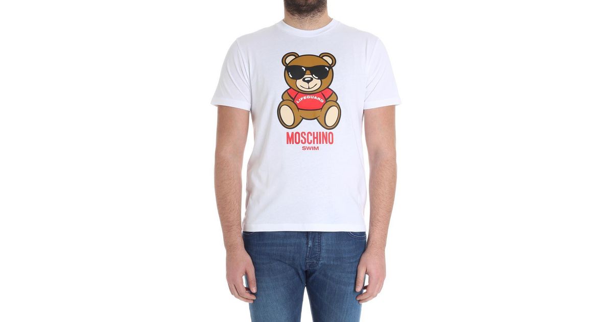 moschino swim teddy bear t shirt