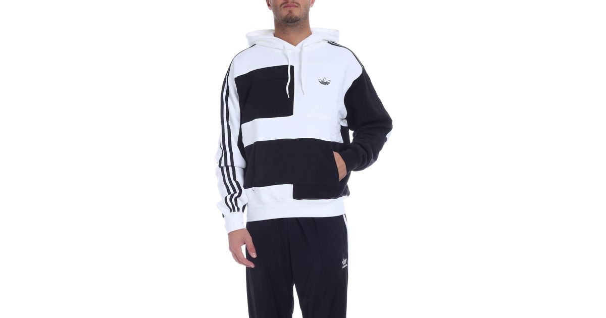 adidas asymm block hoodie