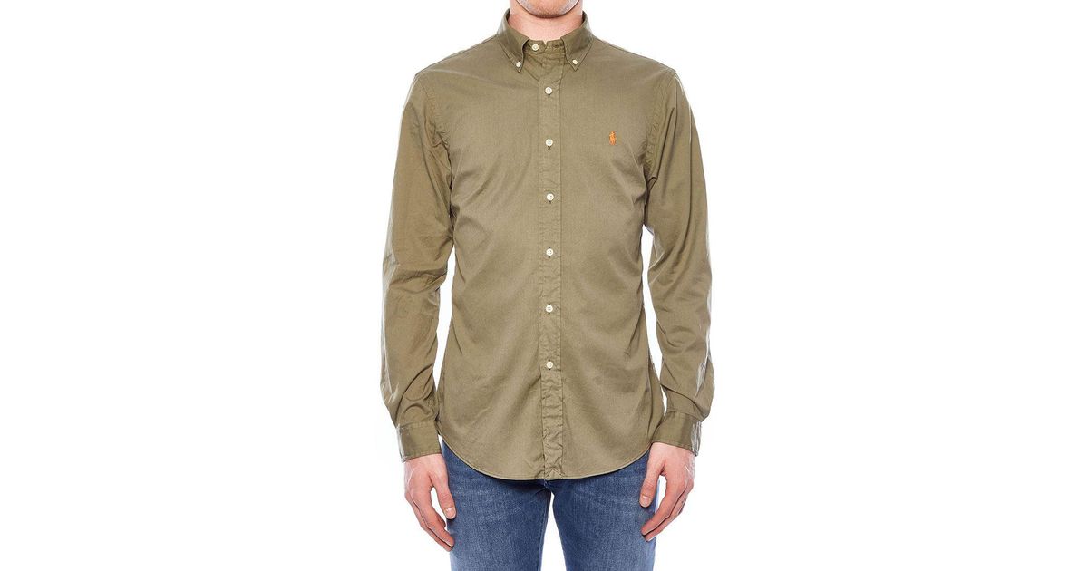 ralph lauren army shirt