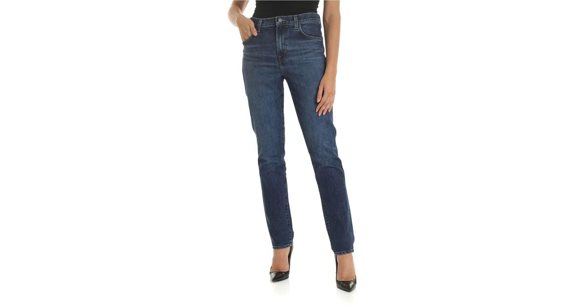 J Brand Denim Ruby 30 Jeans In Blue in Red Lyst