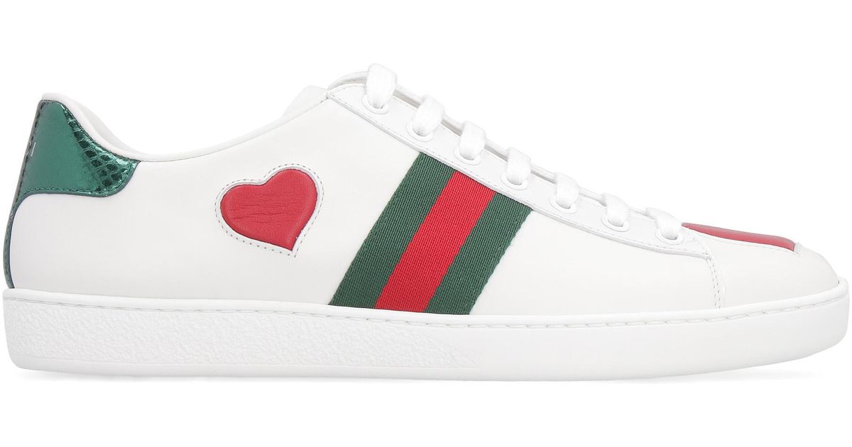 heart gucci sneakers