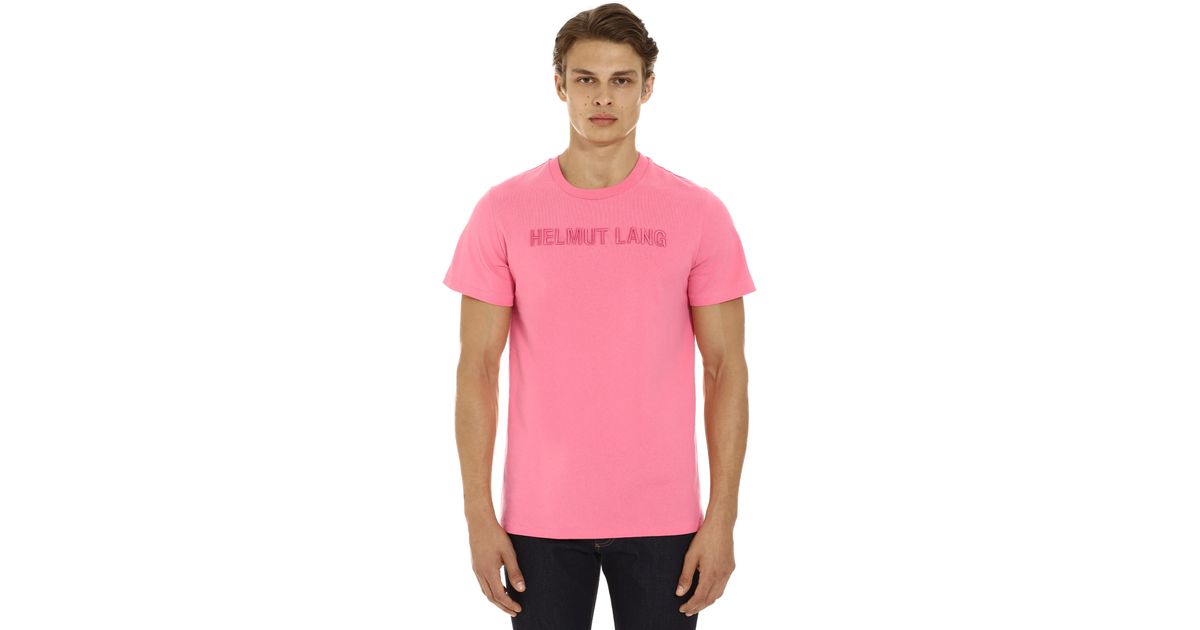 Helmut Lang Logo Print Cotton T-shirt 
