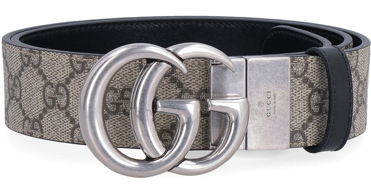 Gucci GG Marmont Reversible Belt in Beige (Natural) for Men Lyst