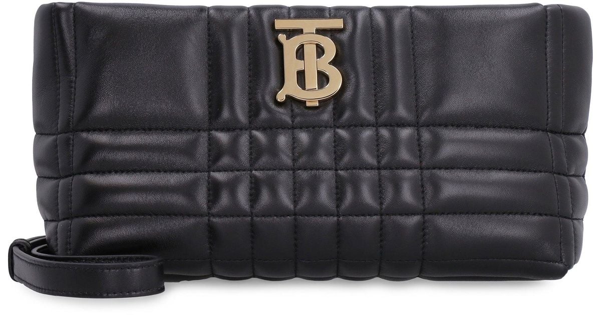Burberry Lola Quilted Leather Minibag in Black Lyst UK