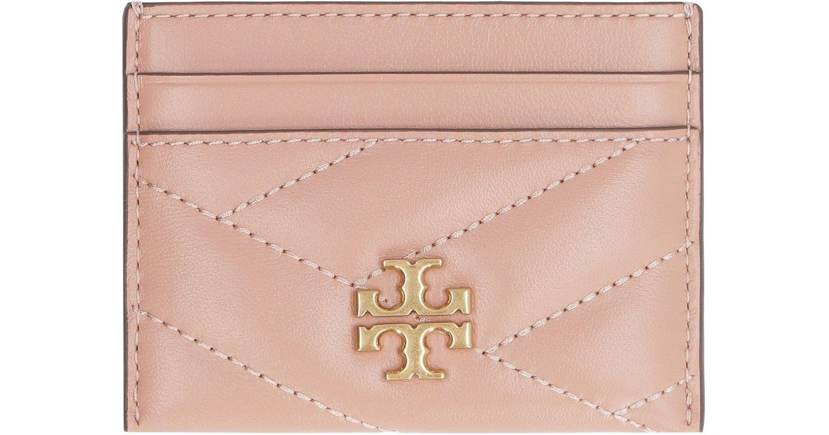 Tory Burch Kira Quilted Leather Card Holder Lyst
