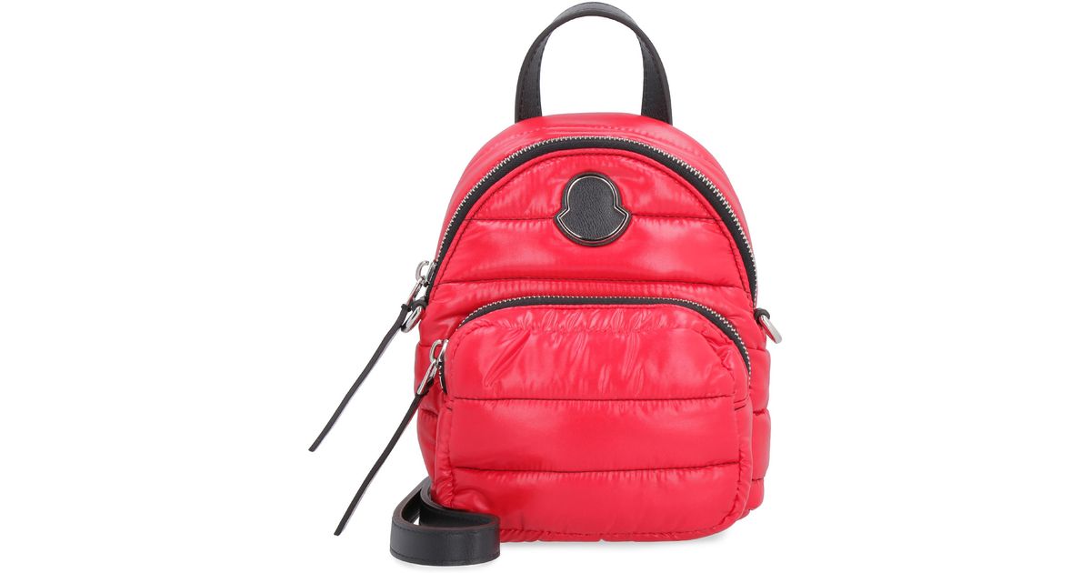 Moncler Synthetic Kilia Quilted Nylon Crossbody Bag in Red - Lyst