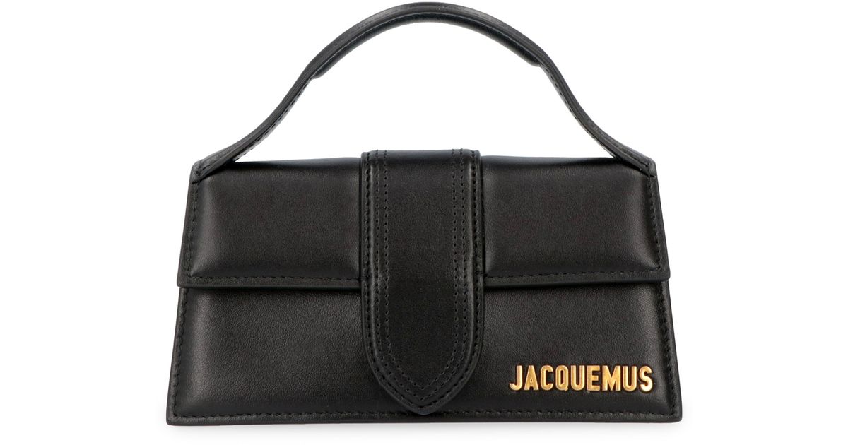 Jacquemus Le Bambino Leather Top Handle Bag in Black - Save 58% - Lyst