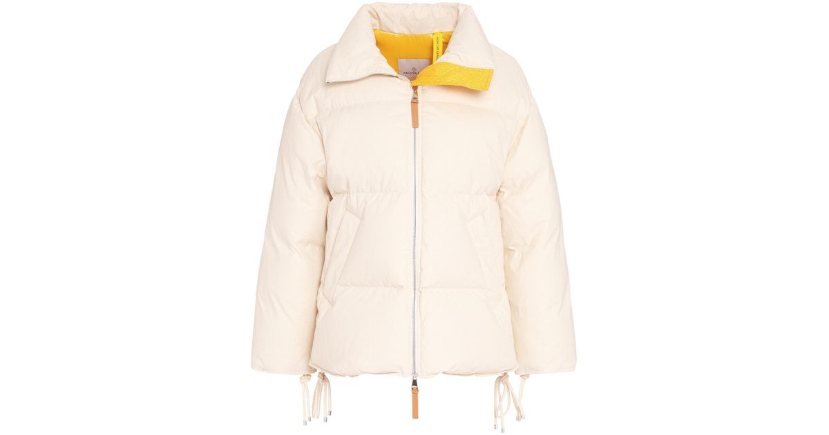 Moncler Genius 2 Moncler 1952 - Raimi Canvas Down Jacket in Natural | Lyst