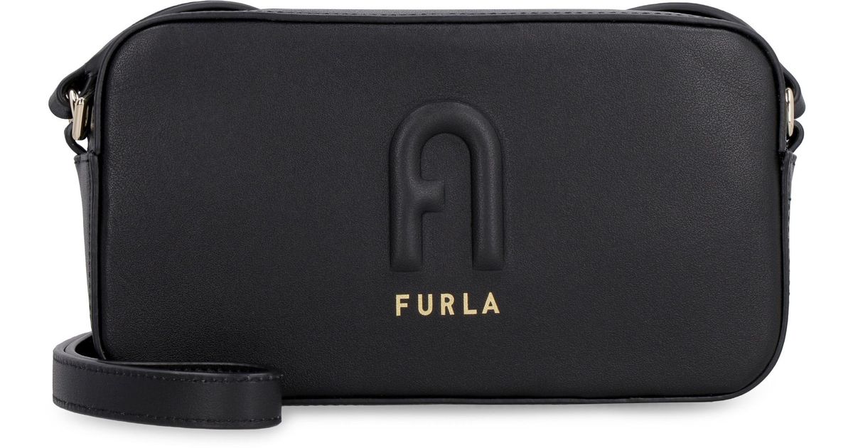 Furla Leather Rita Mini Crossbody Nero in Black Lyst