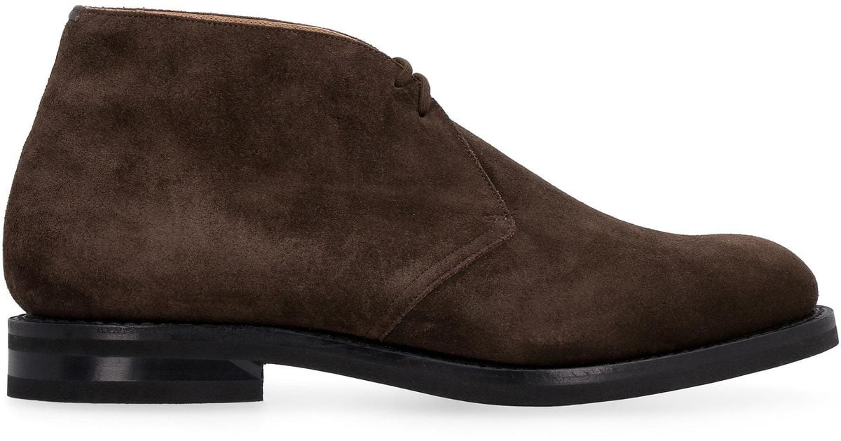 Church's Ryder 3 Lw Suede Desert-boots in Brown for Men - Lyst