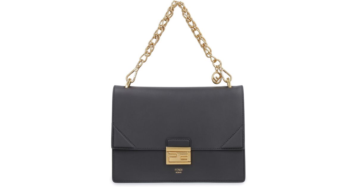 black fendi clutch