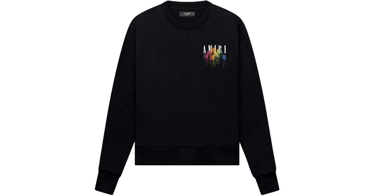 Amiri M.A Drip Collage Sweatshirt in Black for Men | Lyst