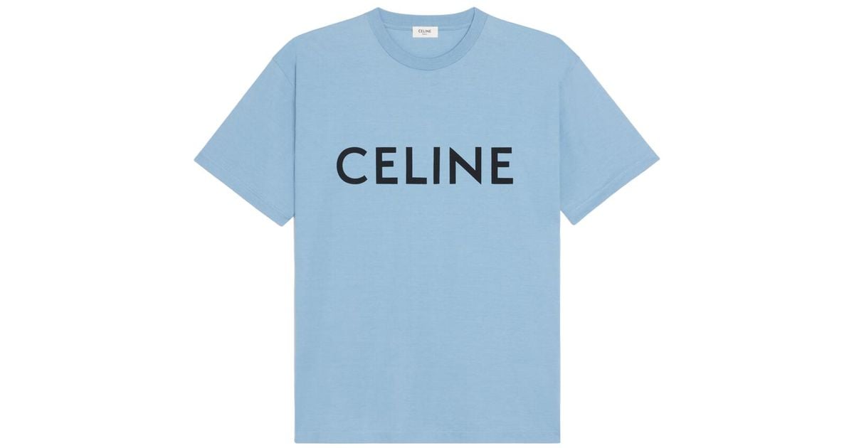celine-Blue-Loose-Cotton-Logo-