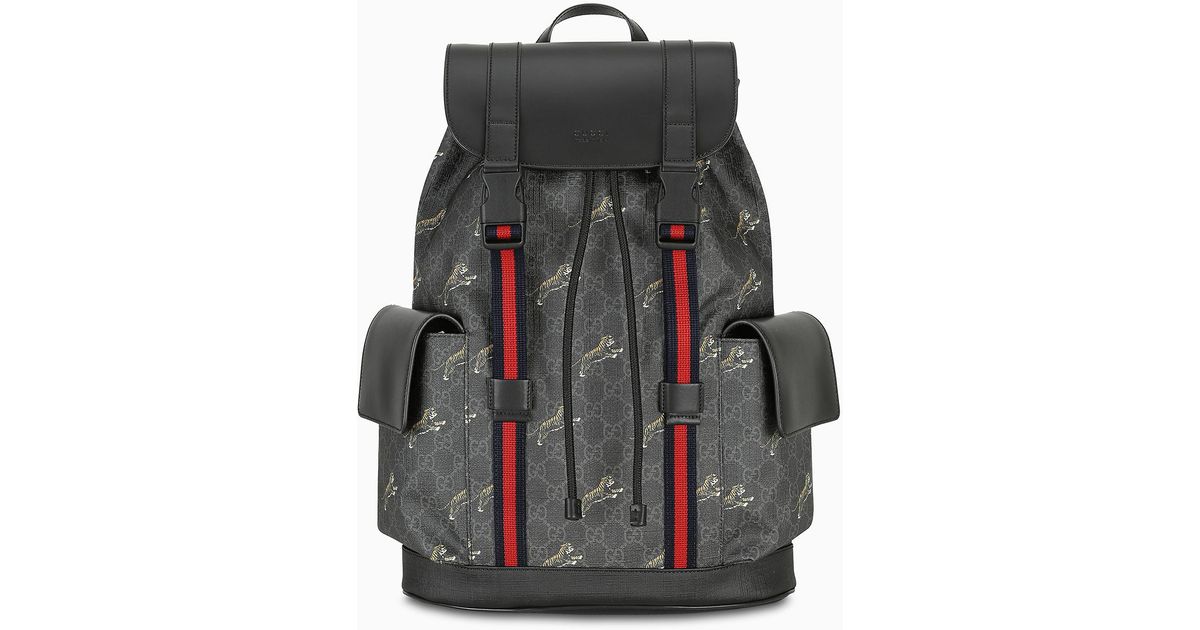 black soft gg supreme backpack