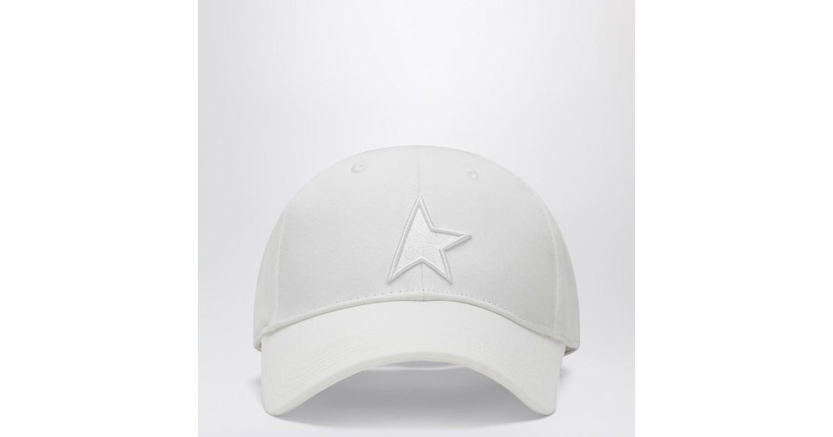 Golden Goose Baseball Cap With Star in White | Lyst Canada