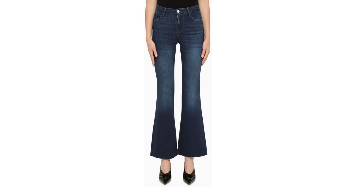 FRAME Kettering Le Easy Flare Jeans in Blue