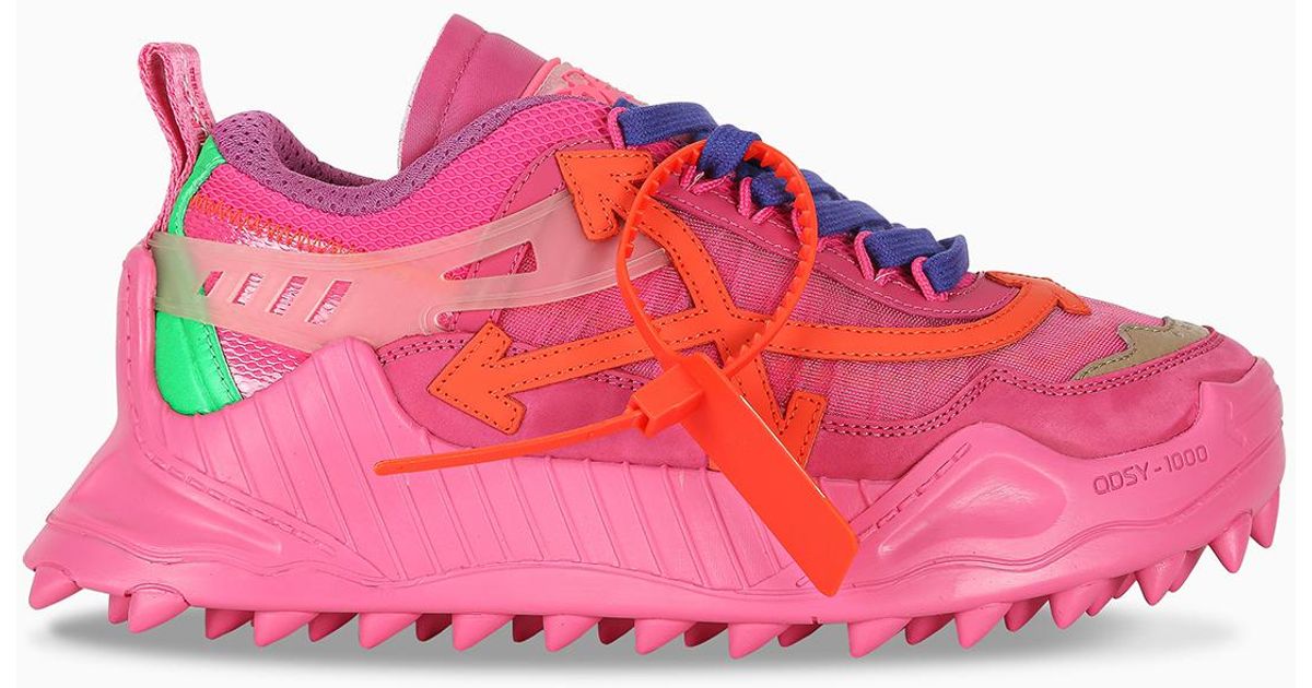 laser fuchsia off white