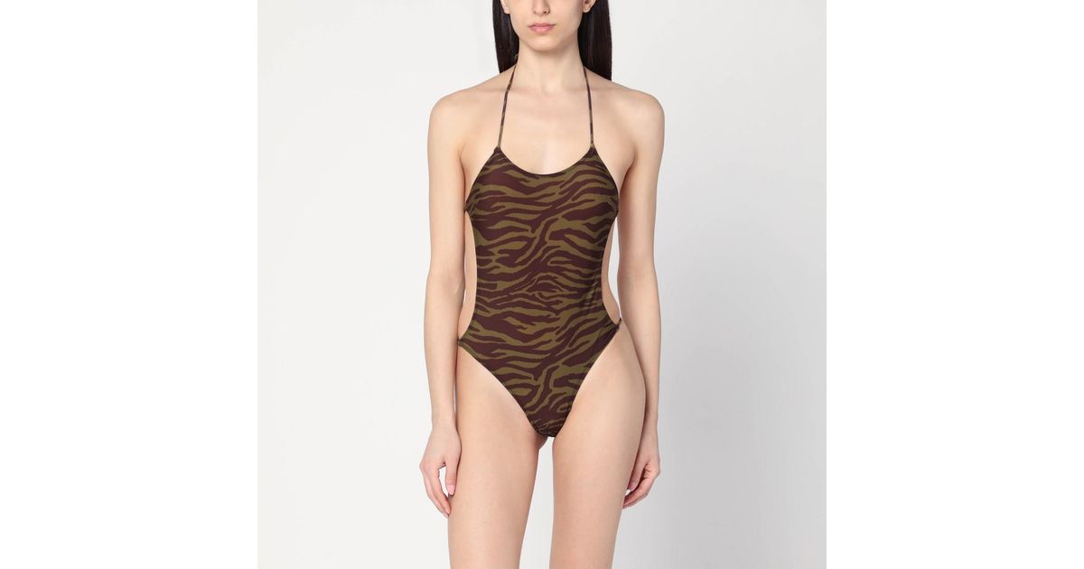 The Attico Women's One Piece Swimsuit Black