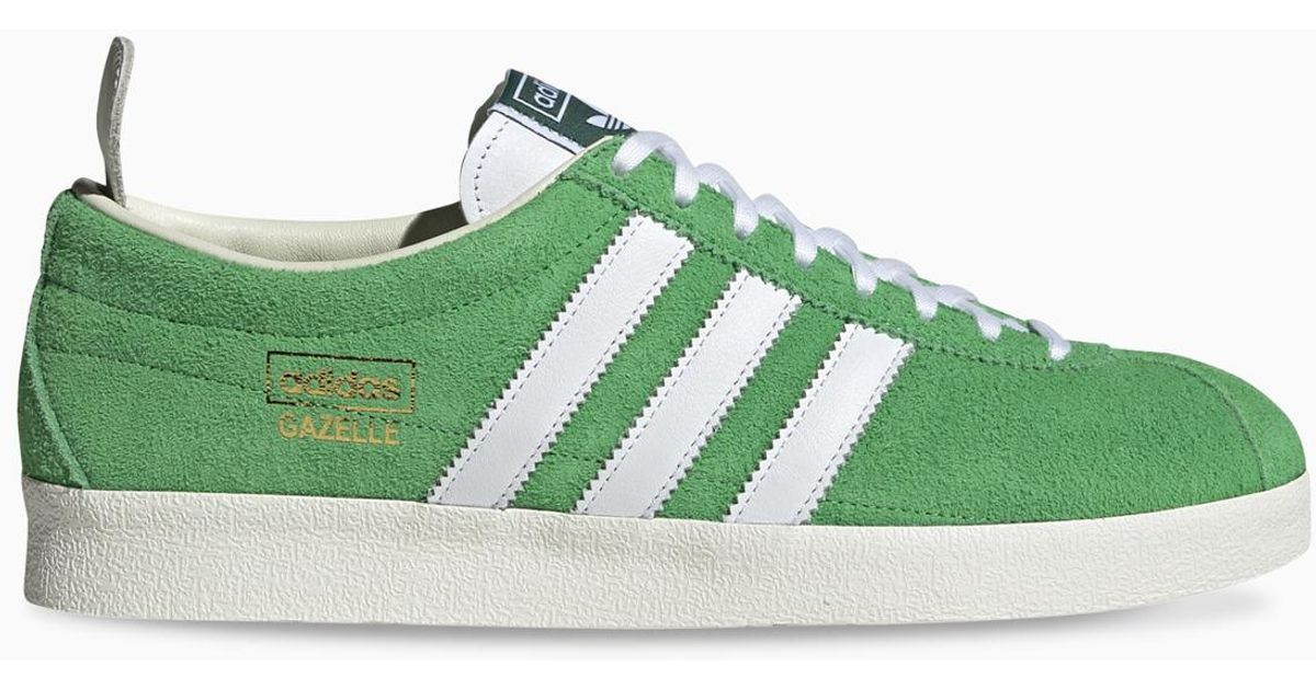 Sneaker Gazelle Vintage verdeadidas Originals in Pizzo di colore Verde |  Lyst