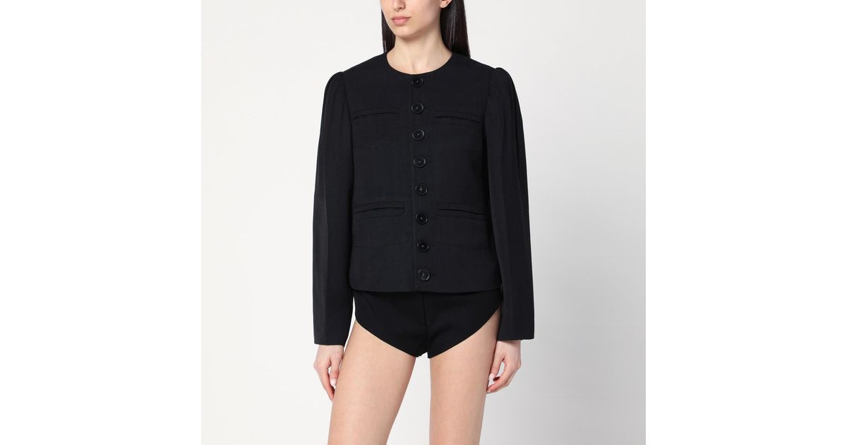 ジャケット NAMACHEKO Regiment black jacket in silk blend Namacheko Regiment Black Jacket In Silk Blend | ModeSens