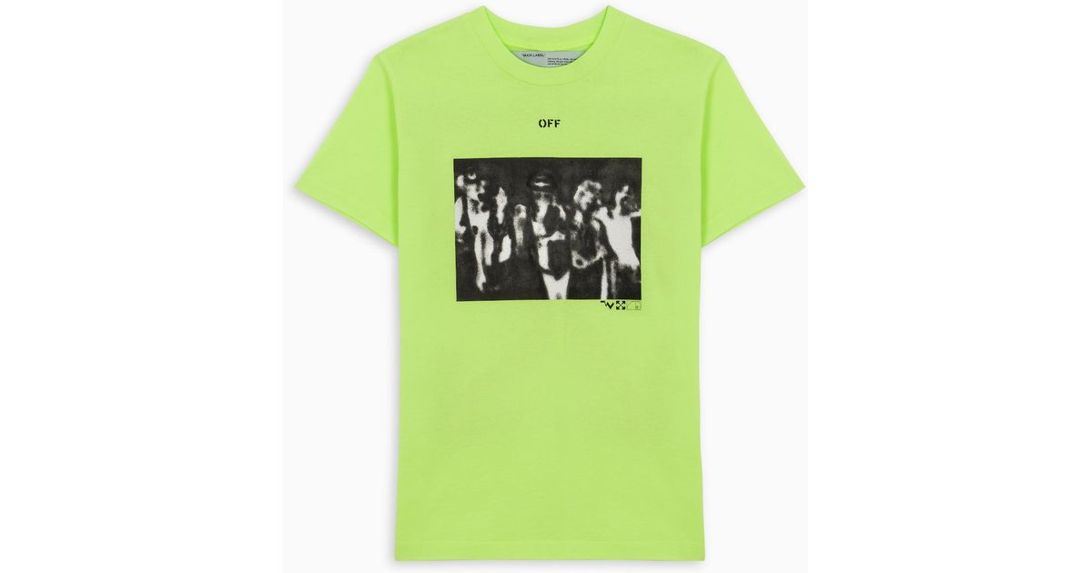 green off white shirt