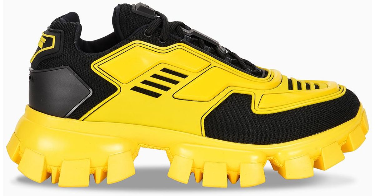 Prada Cloudbust Thunder Sneakers in Yellow for Men Lyst UK