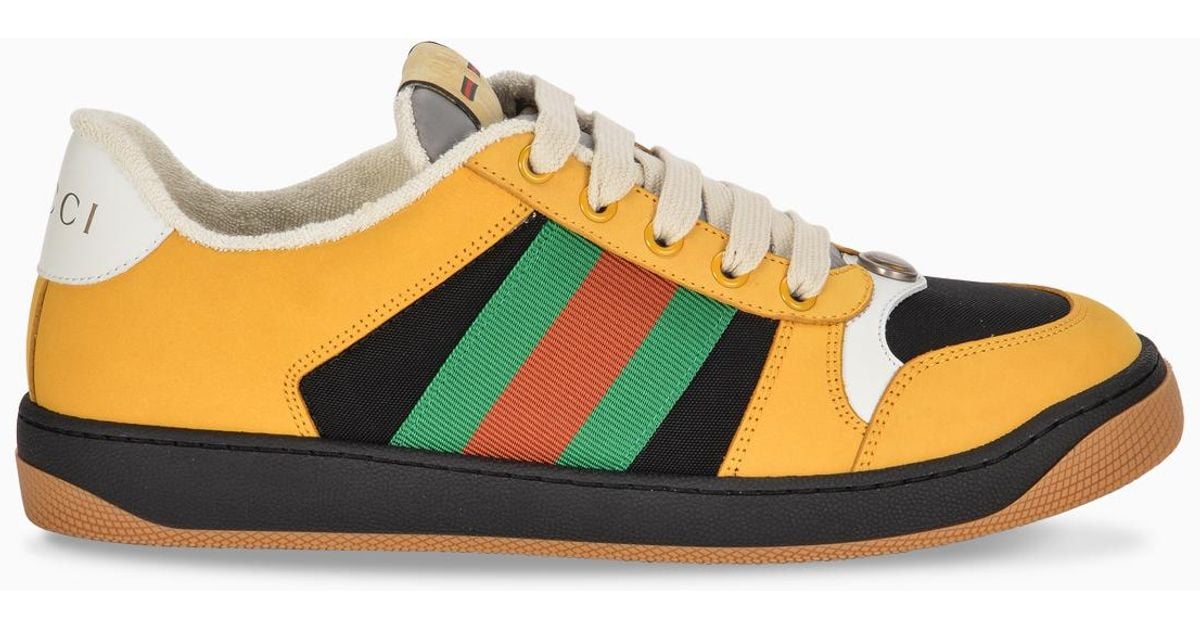 gucci flashtrek yellow