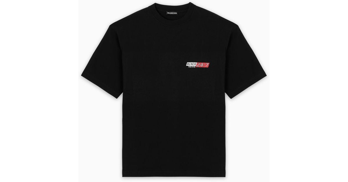 balenciaga t shirt mens black