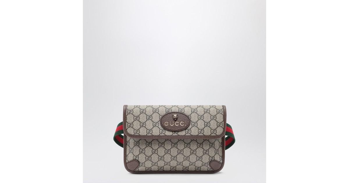 Marsupio neo vintage in tessuto gg supreme da Uomo di Gucci in