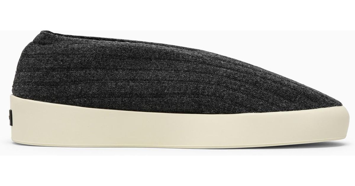 Fear Of God Slip-On Moc Knit Mélange in Black for Men | Lyst
