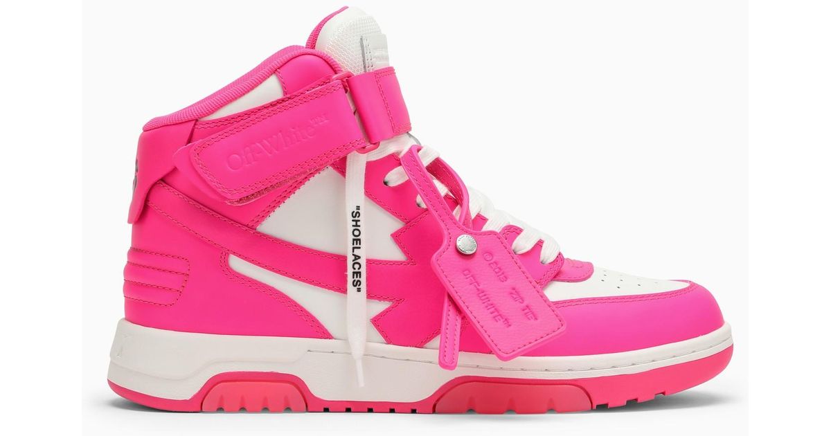 Off-White c/o Virgil Abloh Tm Out Of Office White/fucsia High Trainer ...