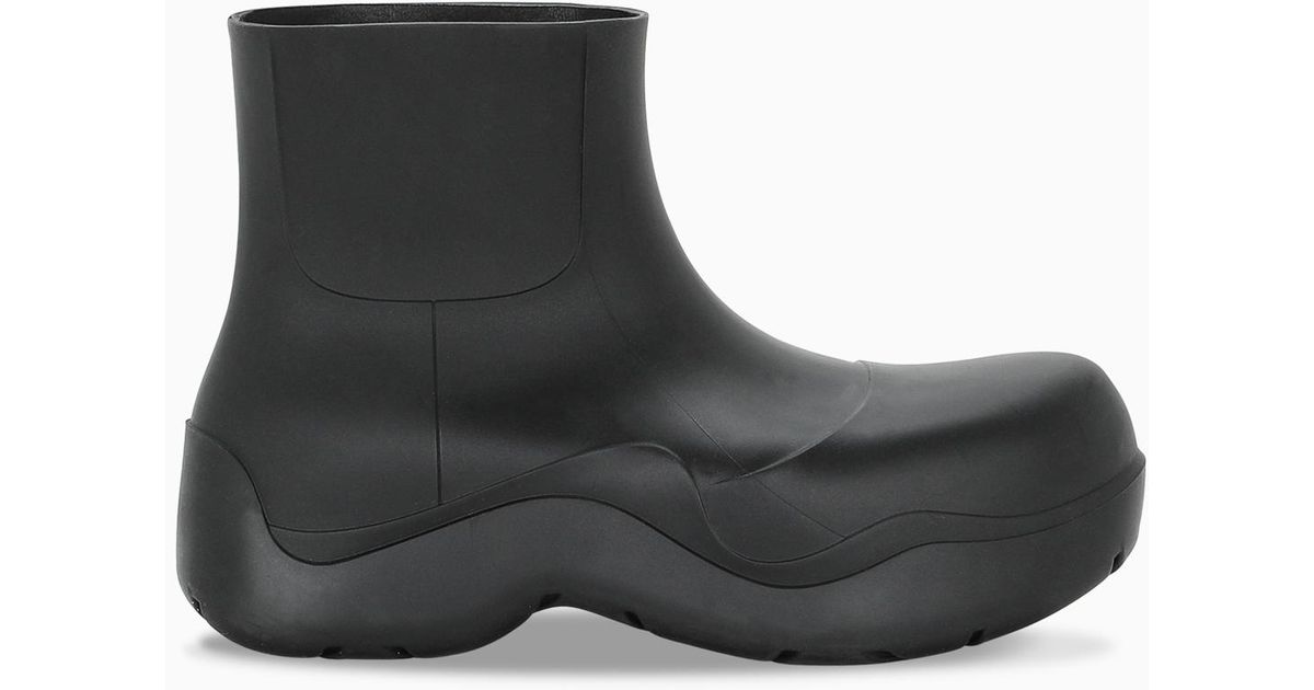 bottega veneta black puddle boots
