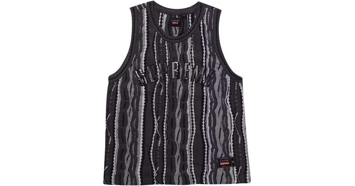 Supreme Coogi Basketball Jersey Black in Gray | Lyst
