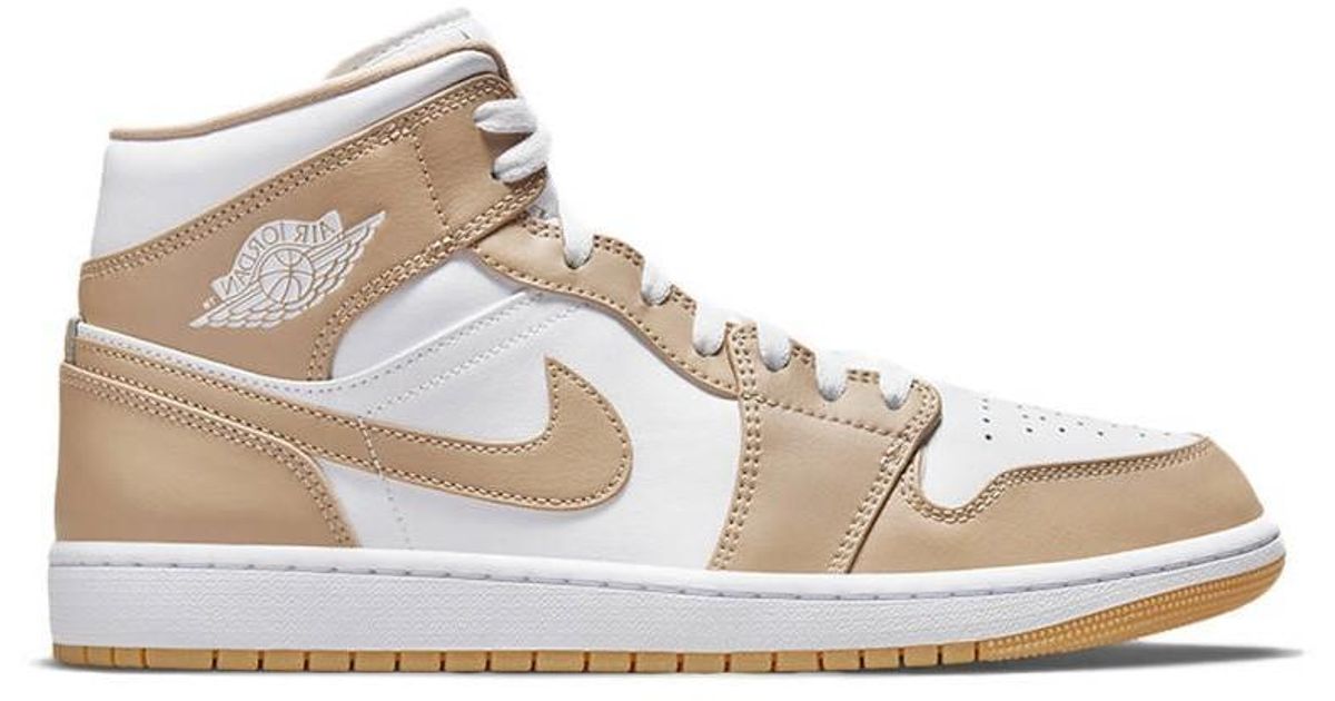 tan gum jordan 1 mid