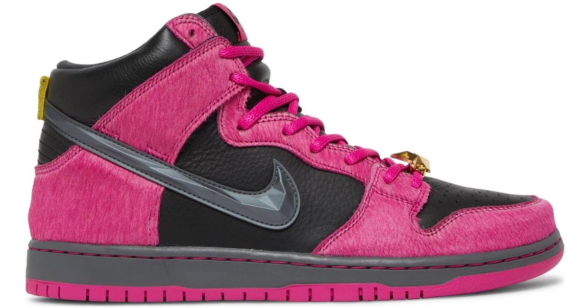Nike Sb Dunk High Qs Run The Jewels Active Pink in Black for Men | Lyst
