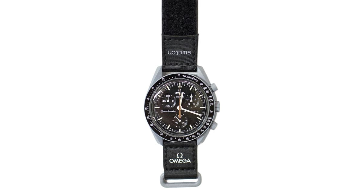 Swatch X Omega Bioceramic Moonswatch Mission To Moonshine Gold in