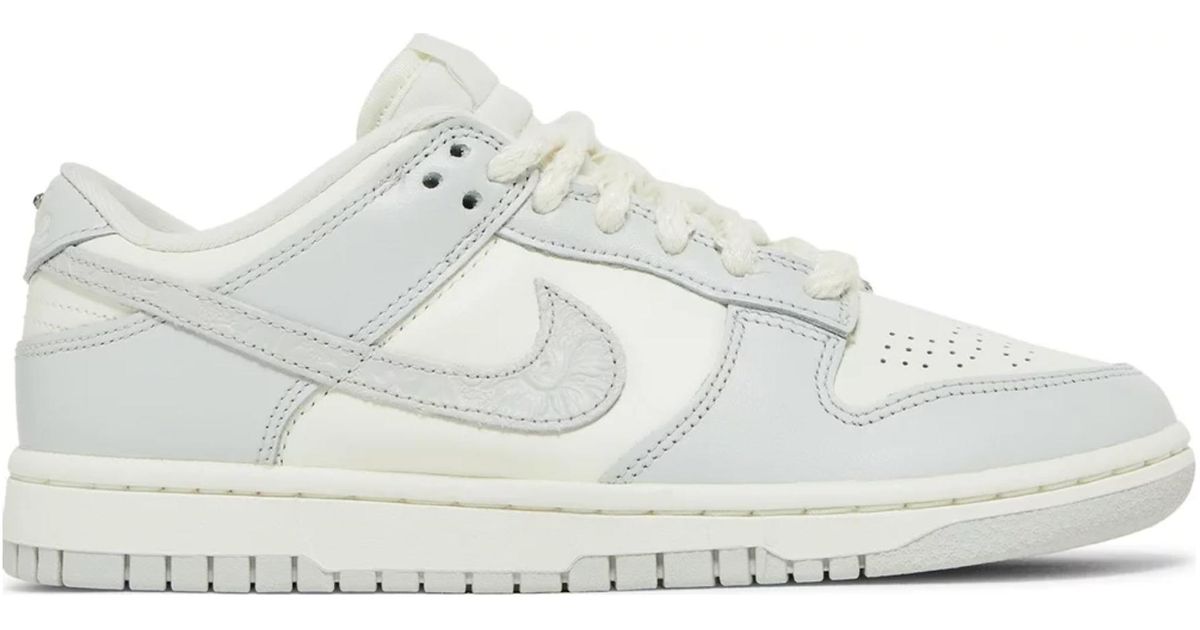 Nike Dunk Low Needlework Sail Aura (w) in Gray Lyst